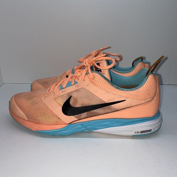 Nike Tri Fusion Run Womens Running Shoes 749176-800‎ Orange  Sz 11 - Picture 4 of 6